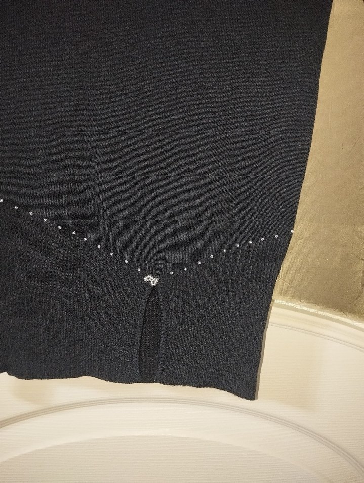 Siyah Kısa Kollu bluz - Görsel 2