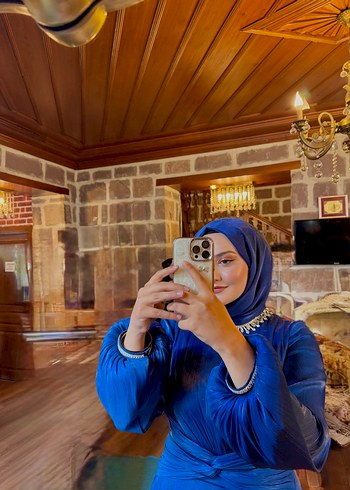 Ahsen Yakası taşlı abiye