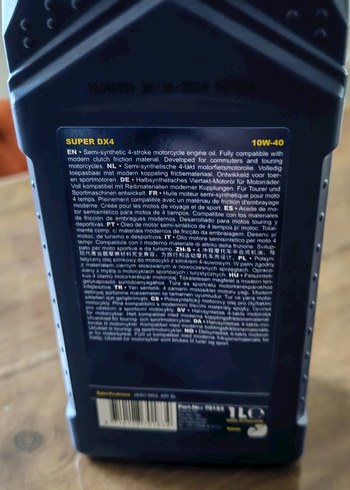 Putoline Super DX4 10W-40 Motosiklet Yağı - Görsel 2