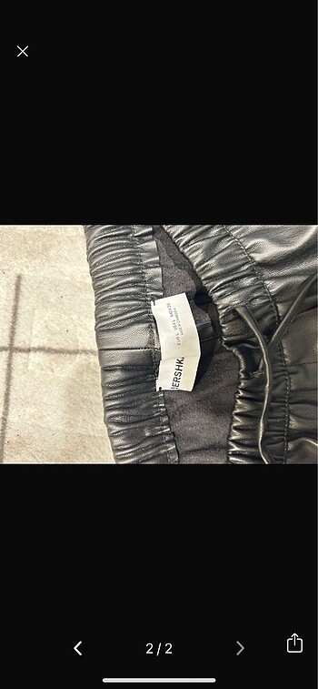 Bershka bershka deri pantolon