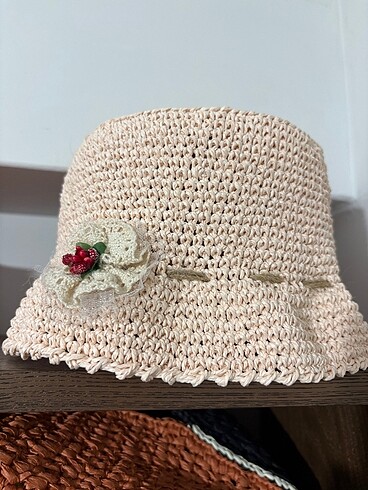 Hasır bucket şapka