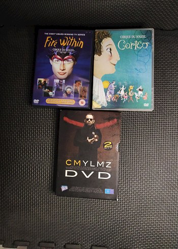3 Farklı DVD: Fire Within, Cortco, CMYLMZ