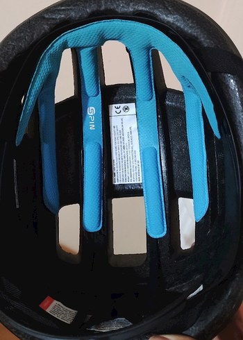 Siyah POC Biker Kaskı Velcro Detaylı - Görsel 2