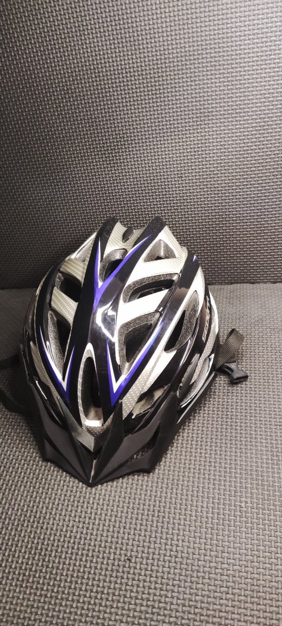 Mor Yılan Desenli Biker Kask - Görsel 2
