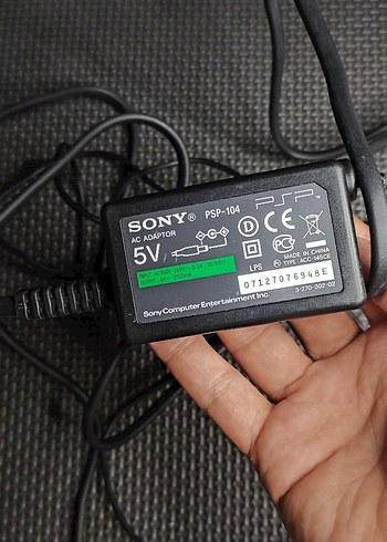 Sony PSP-104 Siyah Şarj Adaptörü