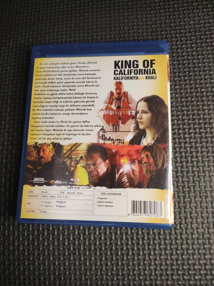 King of California - Michael Douglas, Wood bluray Türkçe dublaj - Görsel 2