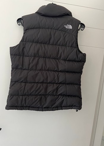 Siyah Kadın Şişme Yelek, Yüksek Yaka, Fermuarlı - Görsel 3