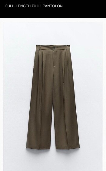 Zara haki pantolon