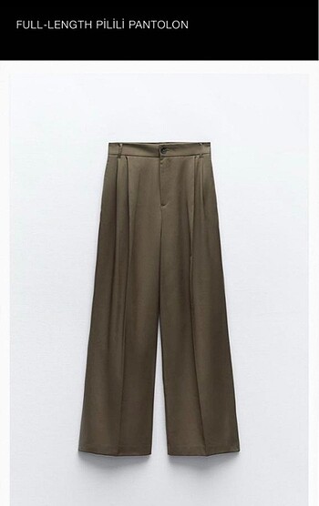 Zara wide leg pantolon