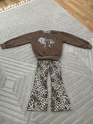 Zara Leopar desenli takım 3-10 yaş arası