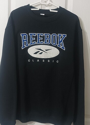 m Beden siyah Renk REEBOK erkek sweat polarlı
