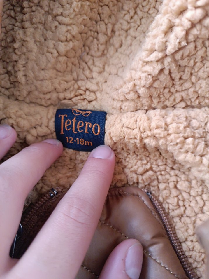 Kahverengi Kürklü Kapüşonlu Bebek Tulumu - Görsel 3