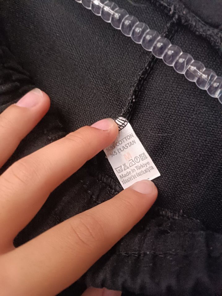 Siyah Salaş Spor Kadın Eşofman Altı - Görsel 2