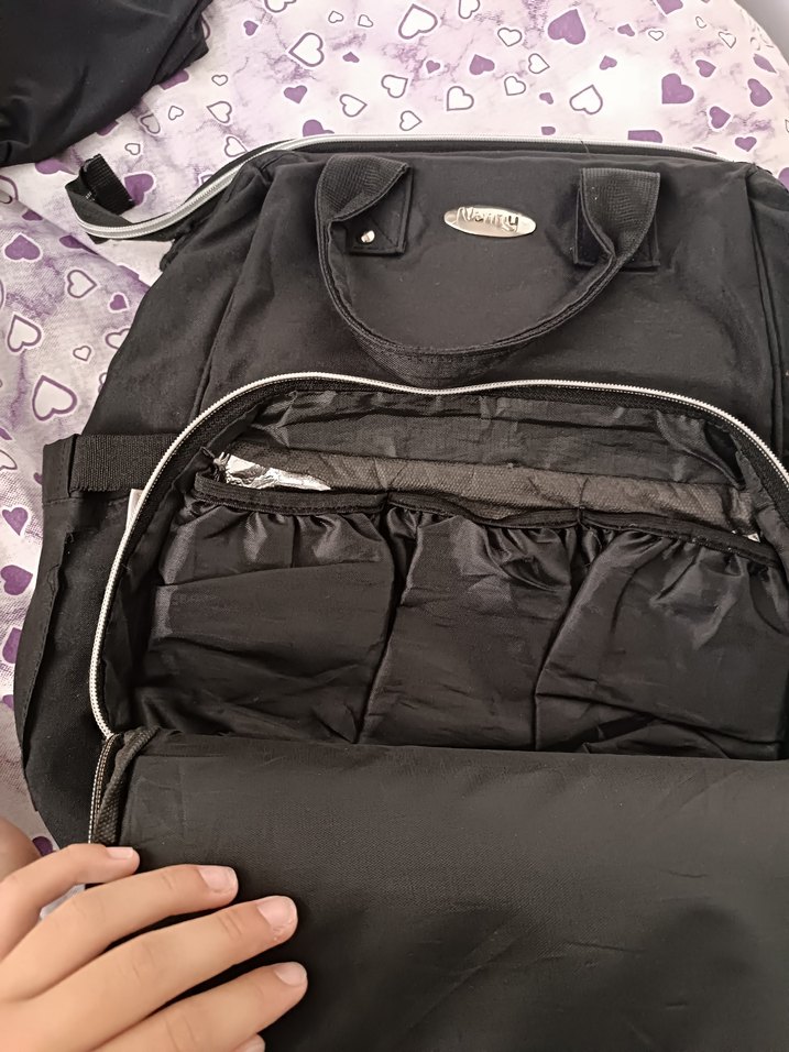 Siyah Bebek Bakım Çantası - Görsel 2