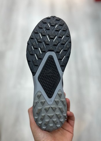 Gri Erkek Spor Ayakkabı Velcro Detaylı - Görsel 6