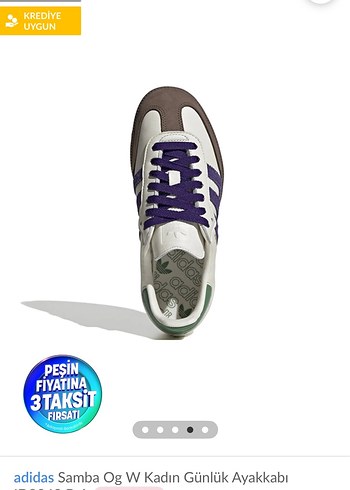 adidas Samba Og W Beyaz Kadın Spor Ayakkabı - Görsel 2