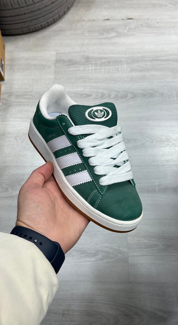 Yeşil Bağcıklı Spor Ayakkabı - Görsel 2