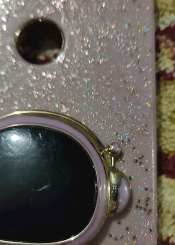 Pembe Parıltılı Astronot Telefon Kılıfı - Görsel 2