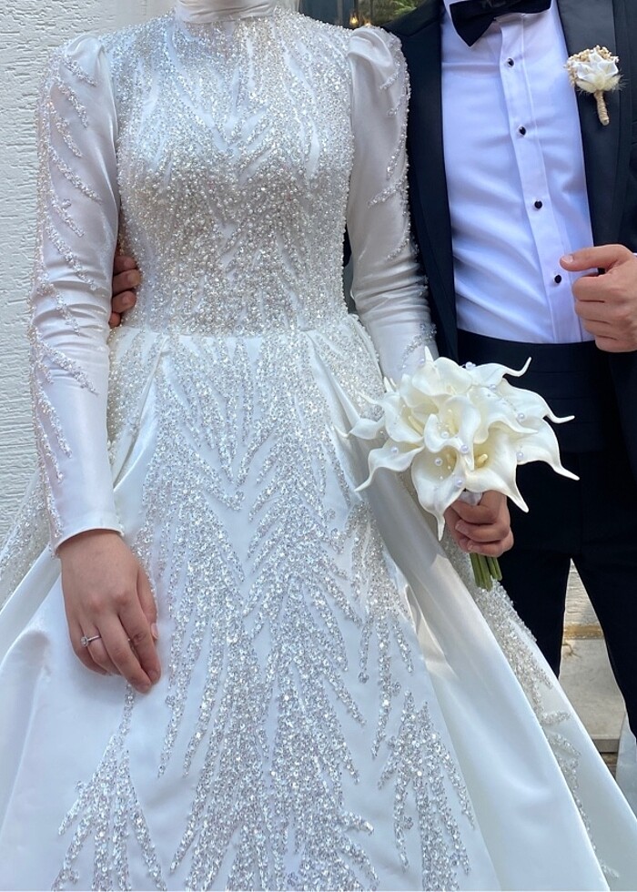 Tesettür gelinlik - Görsel 4