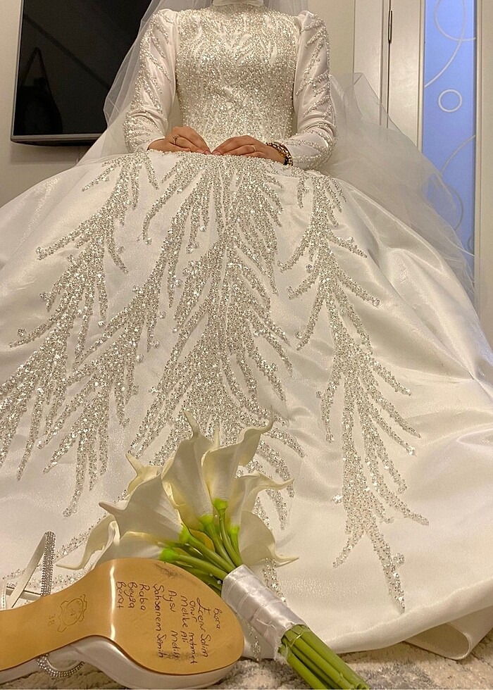 Tesettür gelinlik - Görsel 3