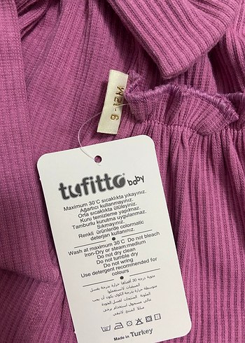 Kız Çocuk Nakışlı Bohem Triko Elbise - Görsel 2