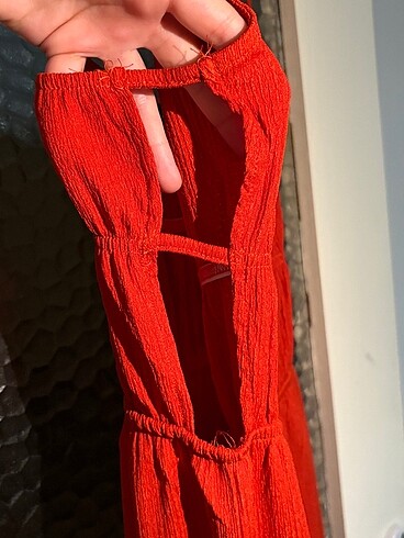 s Beden kırmızı Renk Bershka Tulum