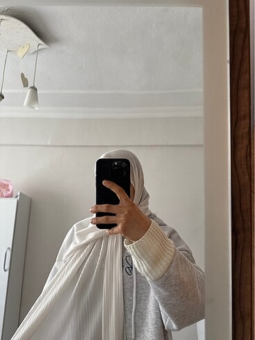 diğer Beden beyaz Renk Kolay şekil alabilen rahat şal