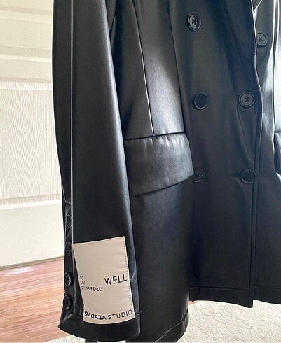 40 Beden Sagaza Deri Blazer