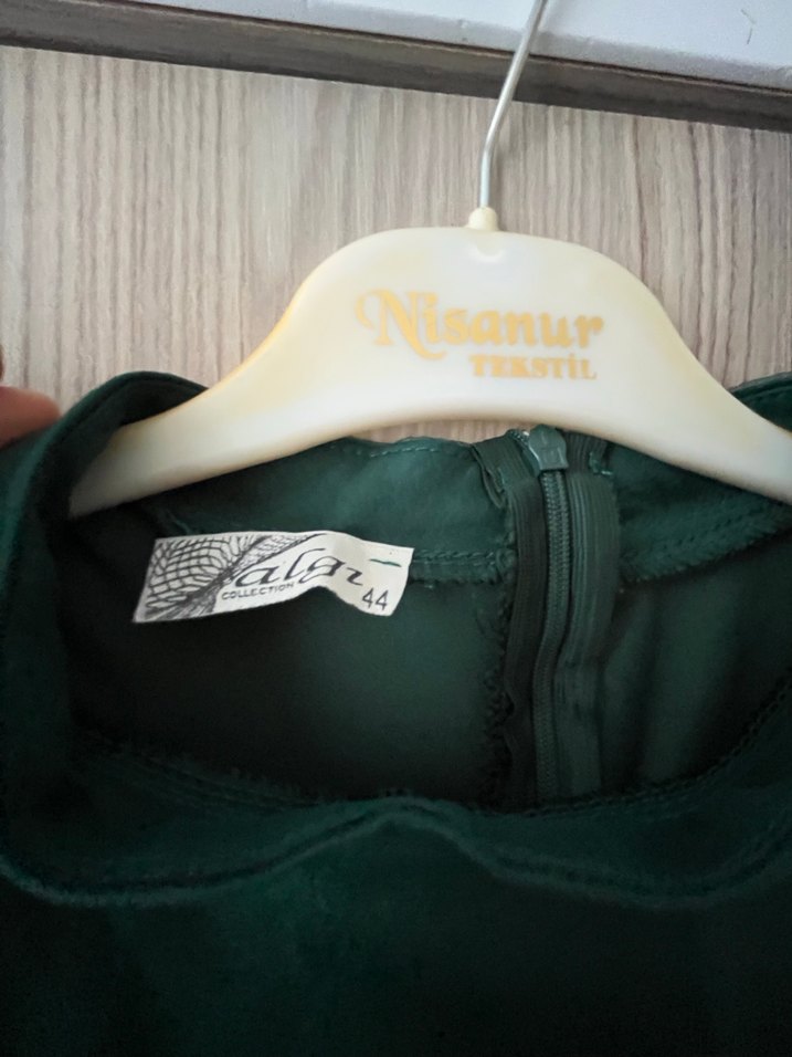 Bohem Tarzı Turkuaz Fon Perde - Görsel 2