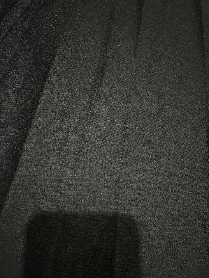 Siyah Pilili Uzun Kadın Etek - Görsel 4