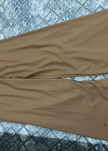 Kadın Kahverengi Pilili Bol Pantolon - Görsel 3