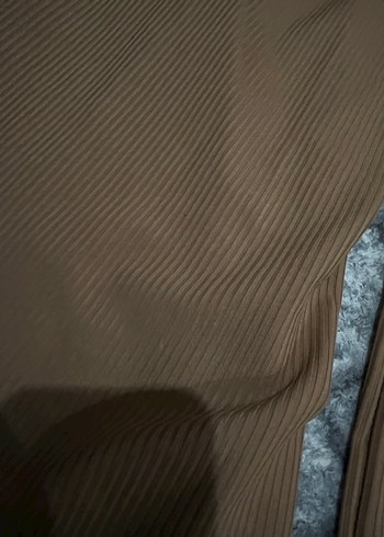 Kadın Kahverengi Pilili Bol Pantolon - Görsel 5