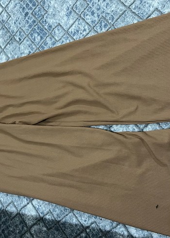 Kadın Kahverengi Pilili Bol Pantolon - Görsel 4