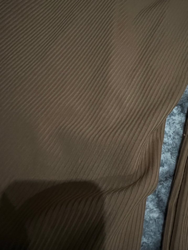 Kadın Kahverengi Pilili Bol Pantolon - Görsel 5