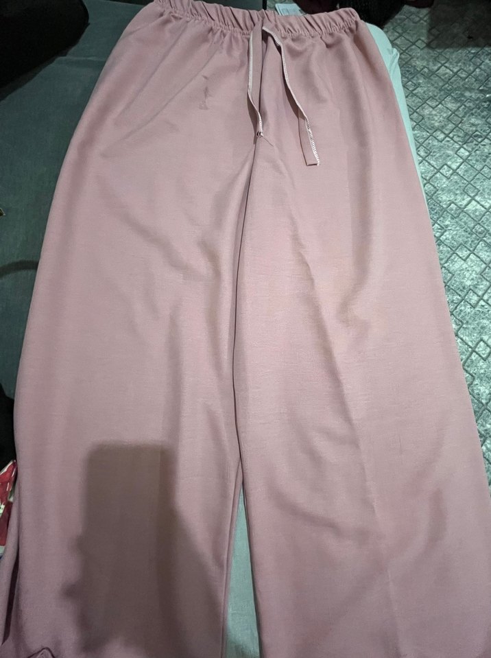 Gül kurusu kadın pantolon - Görsel 4