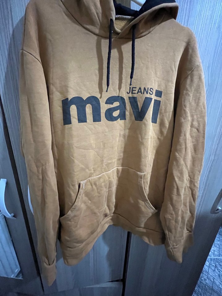 Mavi Jeans Kapüşonlu Kahverengi Sweatshirt - Görsel 2