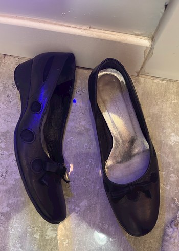 Siyah Tokalı Blok Topuk Kadın Klasik Ayakkabı - Görsel 3