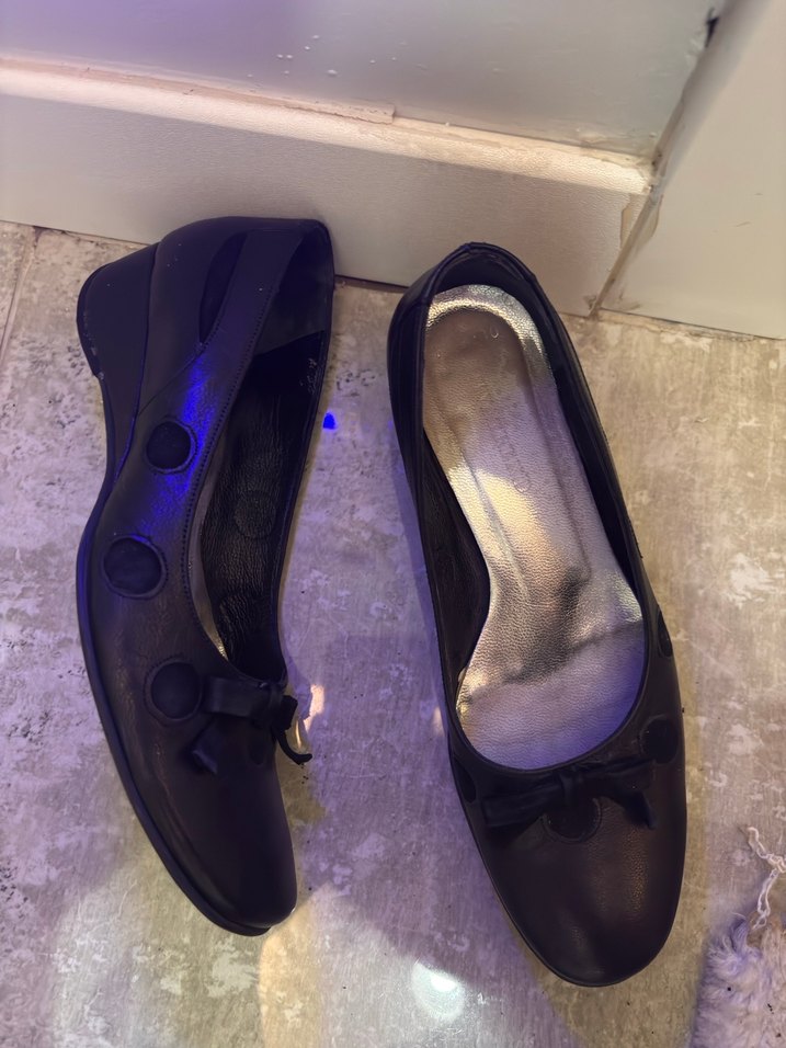 Siyah Tokalı Blok Topuk Kadın Klasik Ayakkabı - Görsel 3