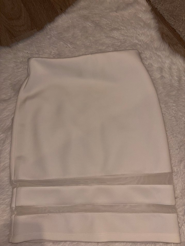 H&M Bej Midi Etek - Görsel 2