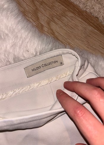 Mudo 
Sokak Stili Bej Midi Mini Etek - Görsel 3