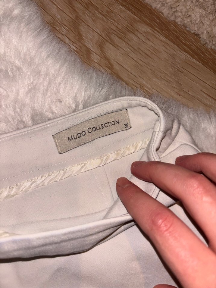 Mudo 
Sokak Stili Bej Midi Mini Etek - Görsel 3