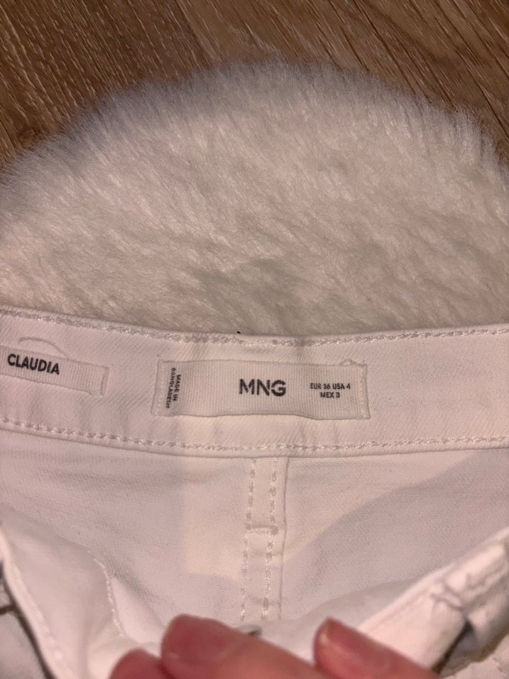 Mango MARKALI Beyaz Kadın Kot Pantolon - Görsel 4