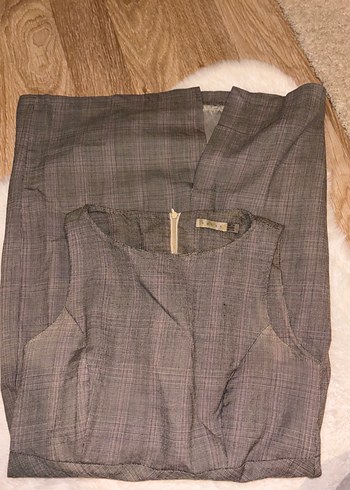 Gri Kadın Elbise - Görsel 2