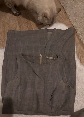 Gri Kadın Elbise - Görsel 3