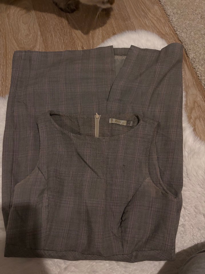 Gri Kadın Elbise - Görsel 4