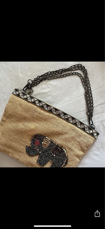 Jade Marka Handmade Hasır Çanta