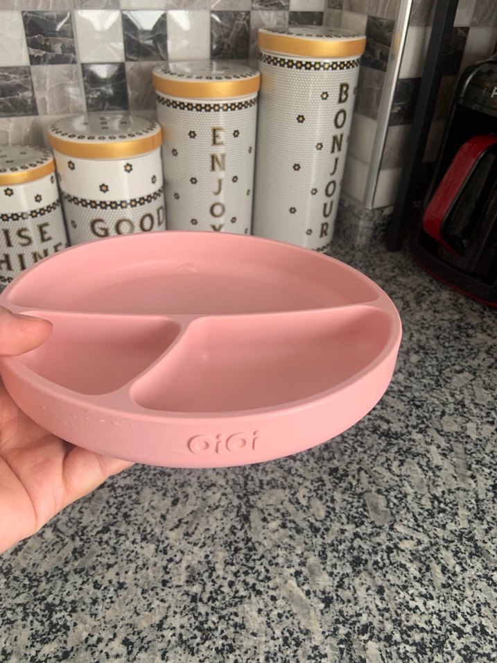 Oioi Pembe Bebek Mama tabaği  ve  Önlüğü - Görsel 3