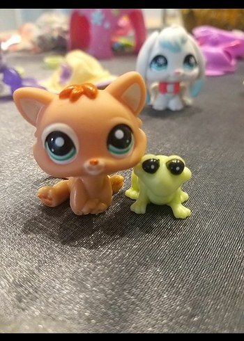 Lps Turuncu Yavru Kedi Miniş ve Oyuncağı