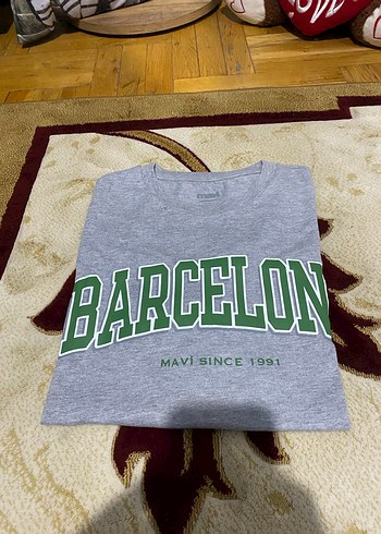 Mavi Barcelona Erkek Tişört