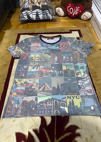m Beden Colins Orijinal Retro Tişört Sıfır